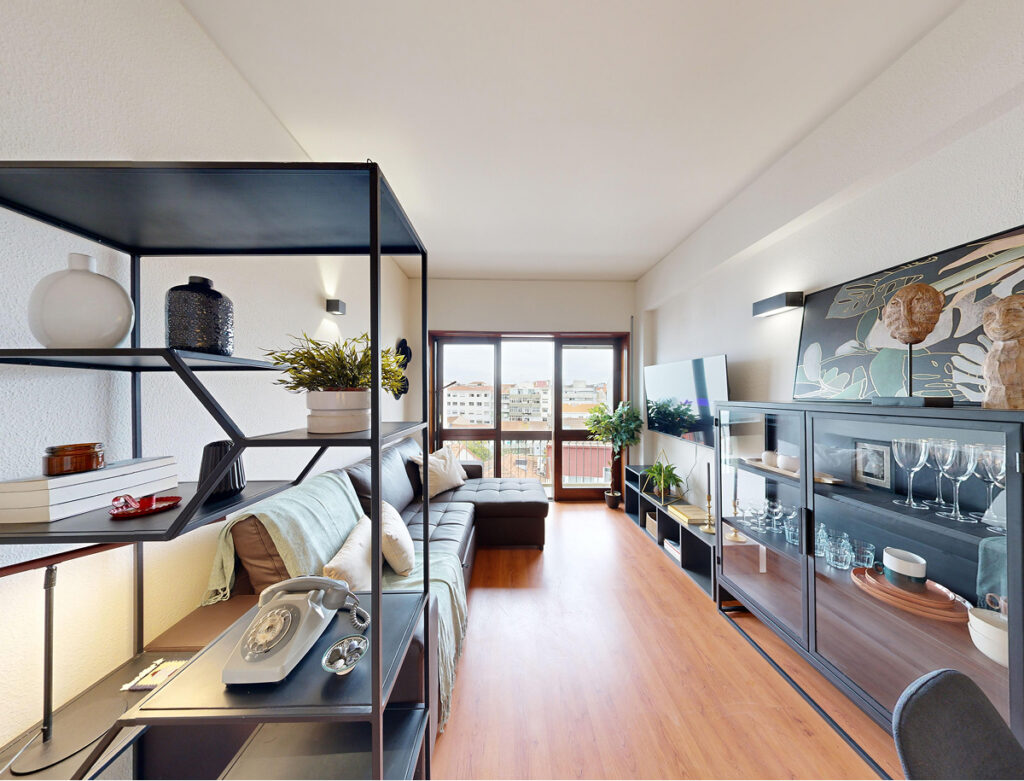 Living room of an apartment in Portugal